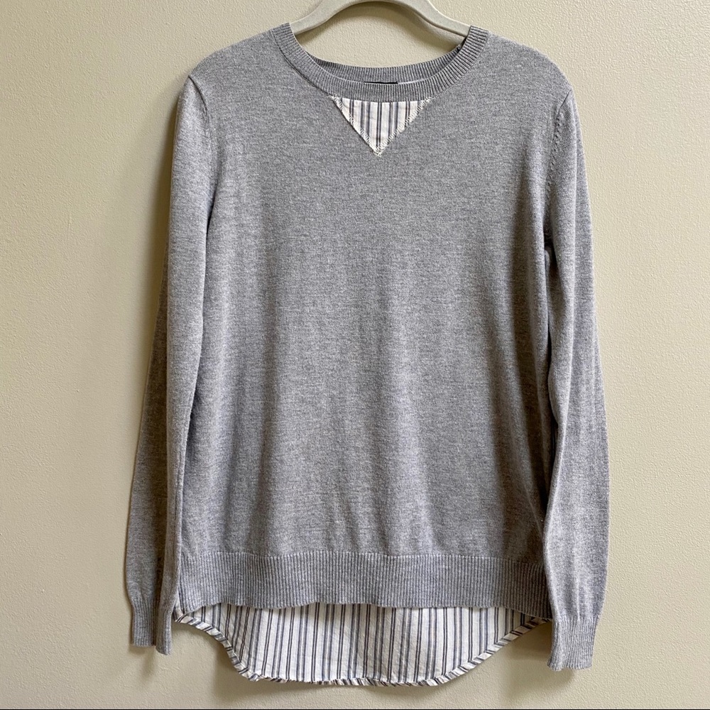 BDG Mixed Media Sweater Shirt Size Small